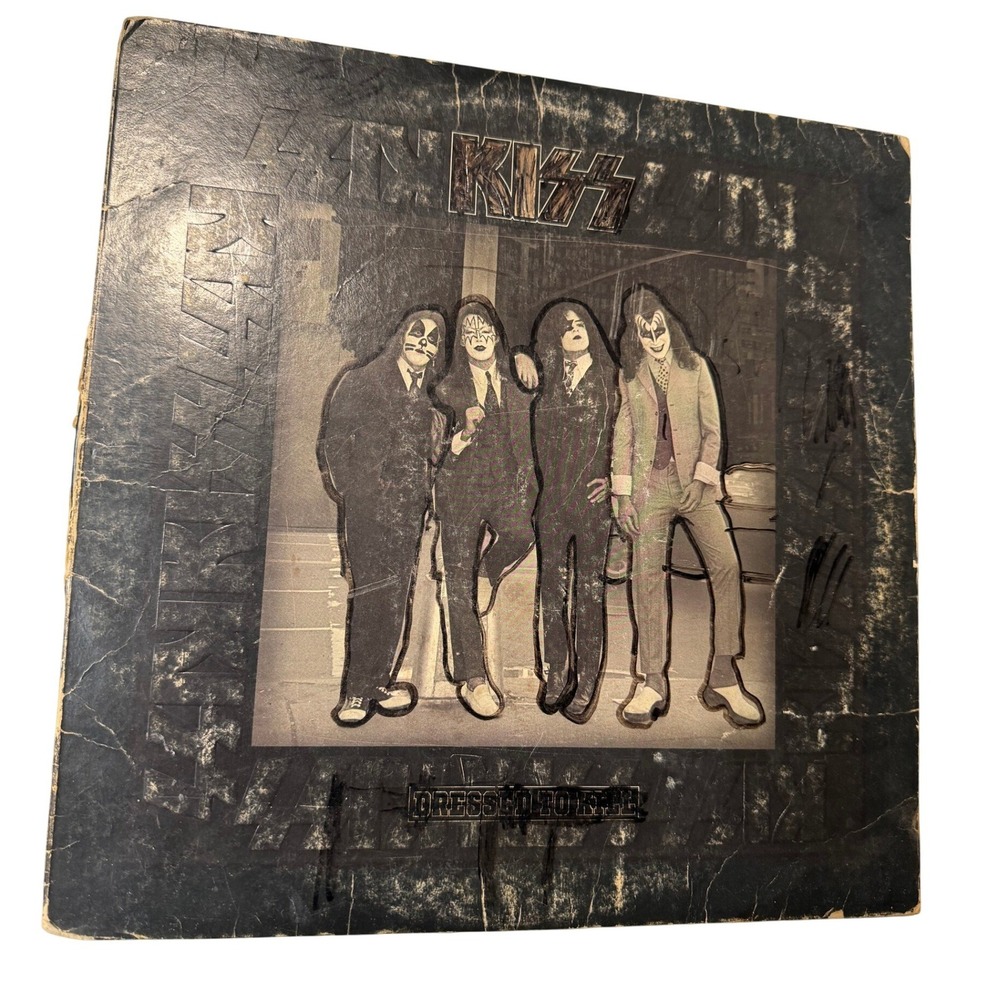 KISS Dressed to Kill Vinyl LP Record Album 1975 Casablanca Rock N Roll